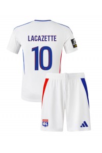 Fotbalové Dres Olympique Lyonnais Alexandre Lacazette #10 Dětské Domácí Oblečení 2024-25 Krátký Rukáv (+ trenýrky)